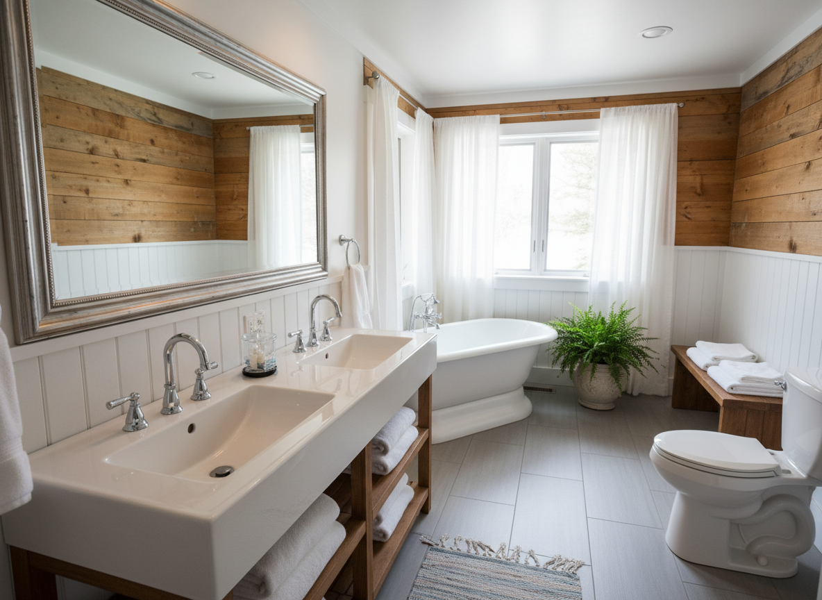 Clean floors, counters and high-touch surfaces in a lake home